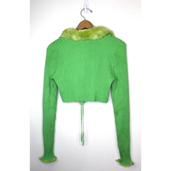 Urban Outfitters Izzy Cropped Cardigan Top - Picture 9 of 14